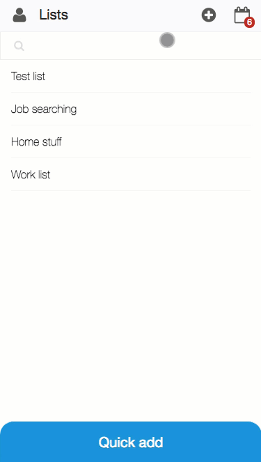 Mobile appdate: Create new list, performance & usability fixes - Checkvist